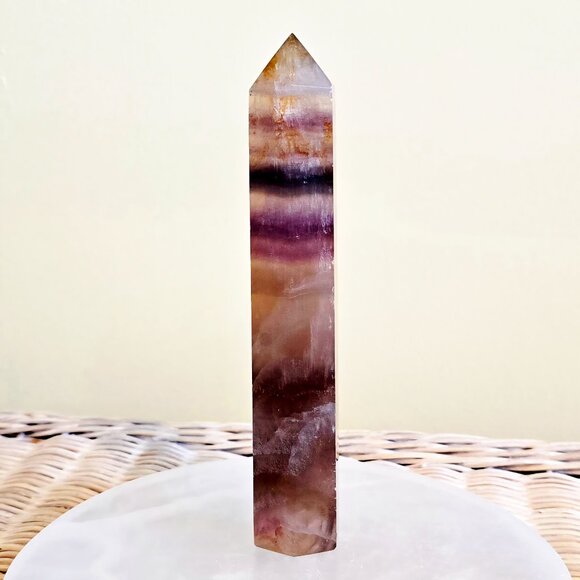 Unique Rainbow Fluorite Tower – Focus + Flow - Picture 4 of 4